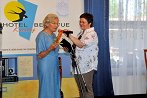 povedala pa je tudi nekaj spodbudnih besed, da je z leti vedno boljša